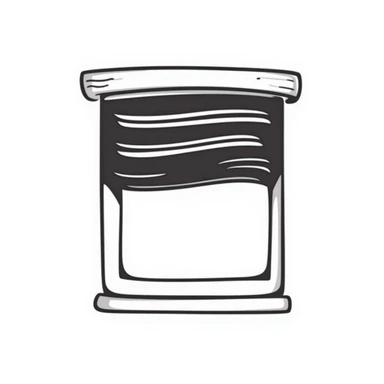 Fensterrollladen, hand-drawn doodle, playful, sketchy sticker