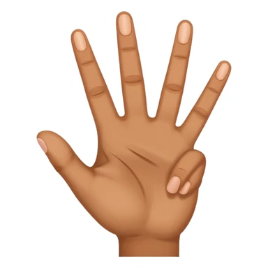 A hand make c sticker