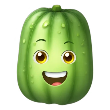 Cucumber in the car sticker