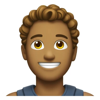 smiling solo under a tree sticker