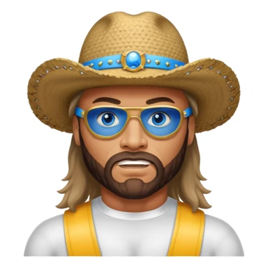 Randy Macho Man Savage blue eyes sticker