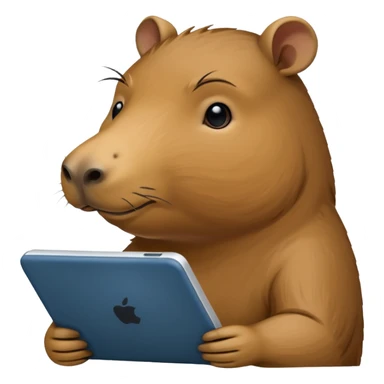 code writing capybara sticker
