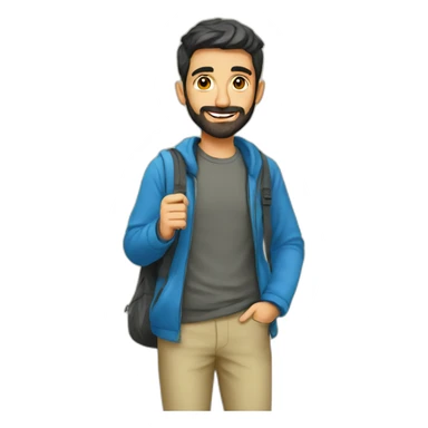 Iran tourist atractions sticker