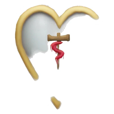 Bible dite punk heart sticker