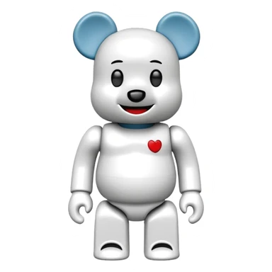 joy emoji bearbrick sticker