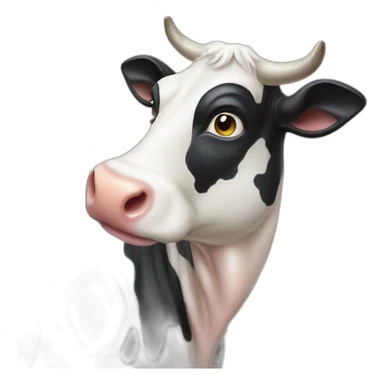 dairy cow sticker