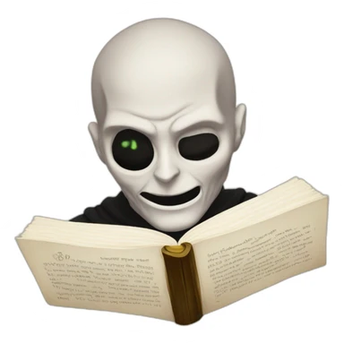 Voldemort Reading Harry Potter sticker