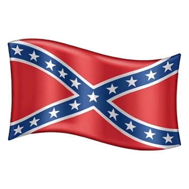 Confederate flag sticker
