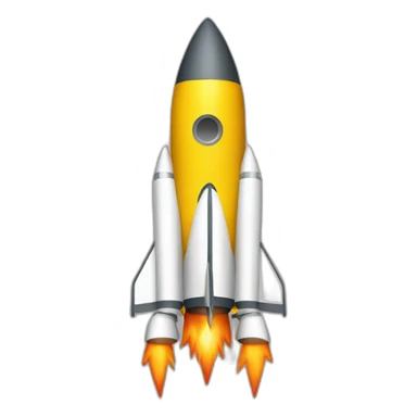 a graph that leads to a rocket sticker