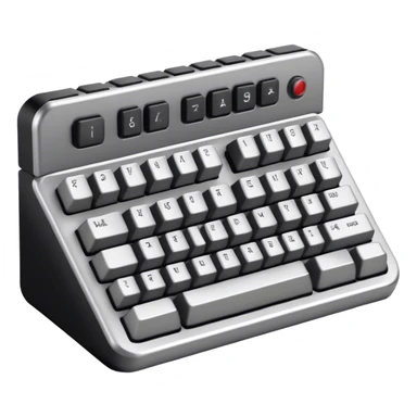 Mechanical keyboard chilling in sauna. sticker