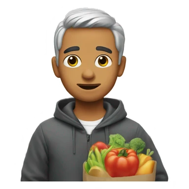 Jorge the curious in the supermarket sticker