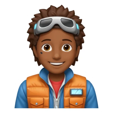 Emet brown back to the future sticker