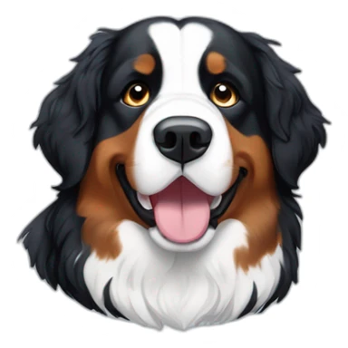 Bernese Mountain dog Snow sticker