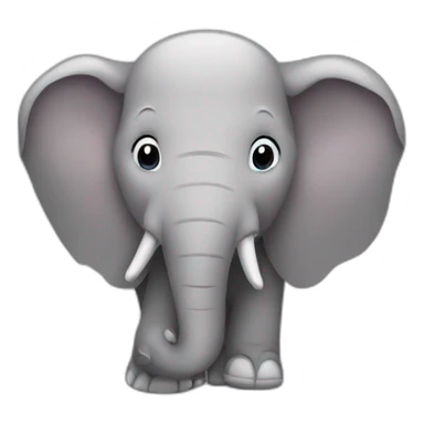 Sign that says #1 Fan with an Elephant sticker