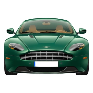 green aston martin doors open sticker