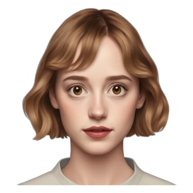 Maya Hawke réaliste sticker