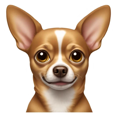 Brown chihuahua  sticker