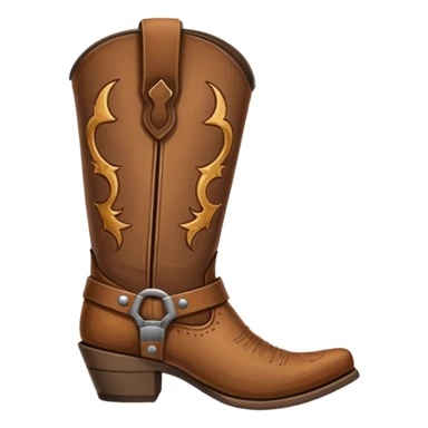 cowboy boot sticker