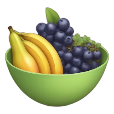 1 bowl of fruit sticker