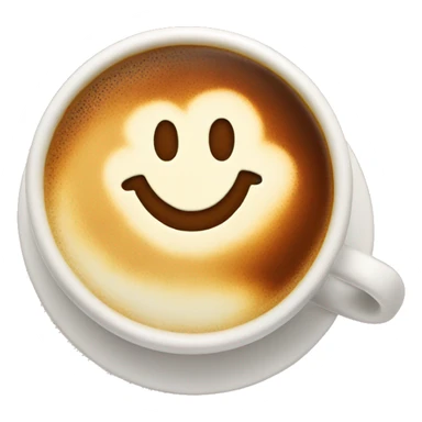 Coffee latte sticker