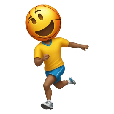 Balón en movimiento  sticker