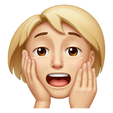 Crying, laughing and facepalm sticker