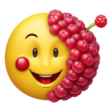 Smiley blowing raspberry sticker
