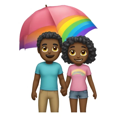 Besties with Rainbowhugs sticker