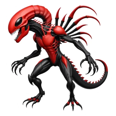 Venom-Xenomorph-Darkrai-Scizor-fusion, full body sticker