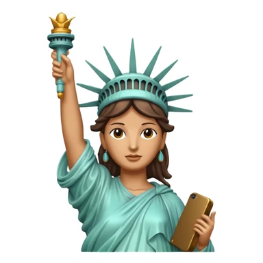 Statue of liberty sticker