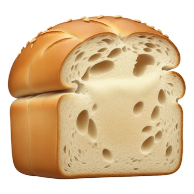 freshly baked loaf of bread with steam rising sticker