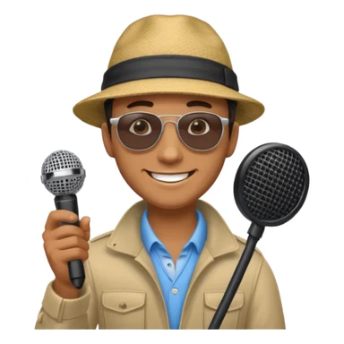 City Tour Guide man  sticker