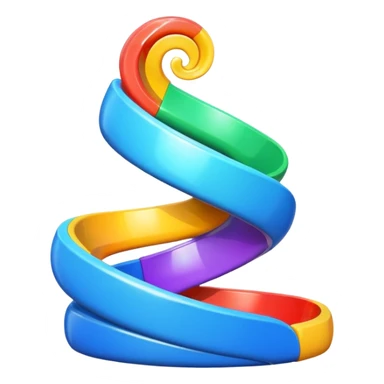 tube swirly slide  sticker