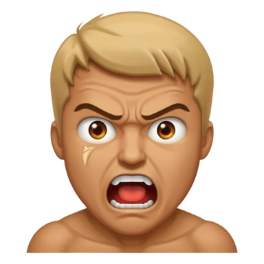 can u open his mouth in anger so it can look more dangerous sticker