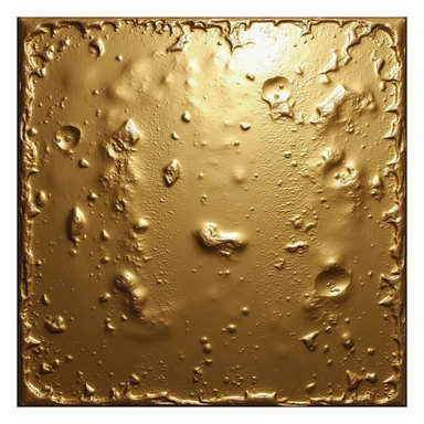 gold ingot, realistic, metallic texture sticker