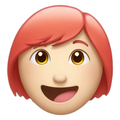 covering face shy laughing red cheeks sticker