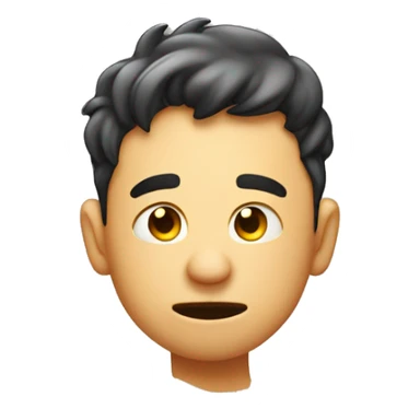 boy with fart coming out of his behind sticker