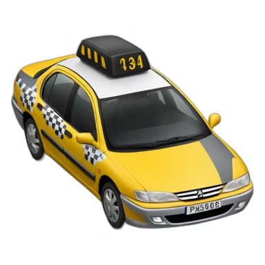 Peugeot 406 taxi 2 sticker