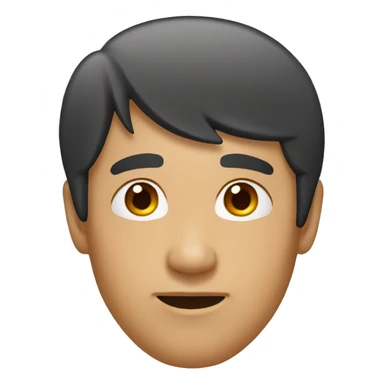 An Asian man was speechless sticker