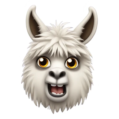 angry Lama sticker