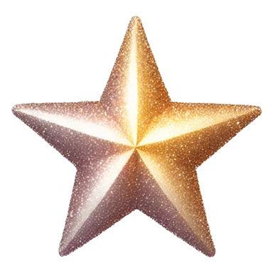 sparkle star sticker