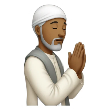 muslim prayer sticker