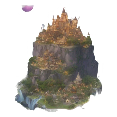 Beautiful fantasy world sticker