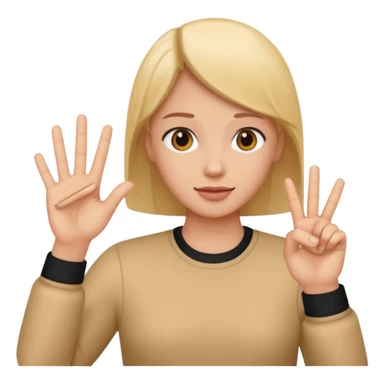 no me gusta alguien con señas de mano  sticker