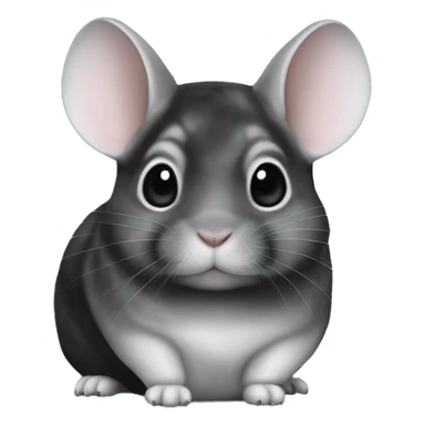 black velvet chinchilla  sticker