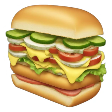 Subway sandwich  sticker