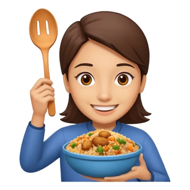 i want an emoji of biriyani delivery sticker
