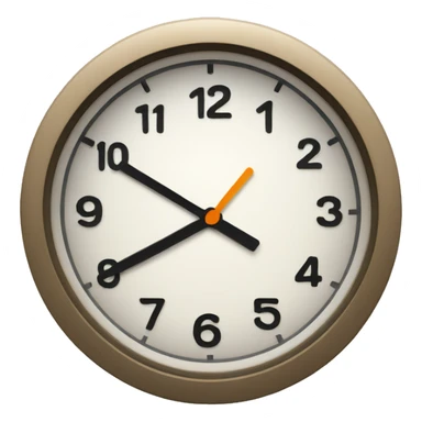 20 second timer clock sticker