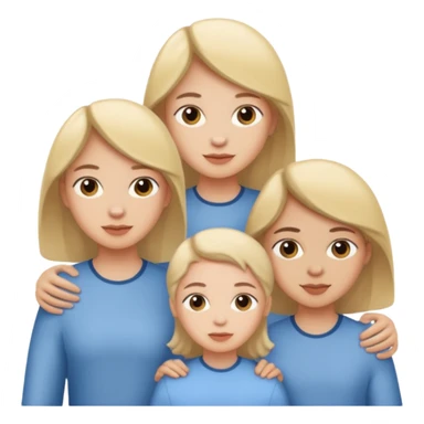 2 sisters and 1 brother sticker