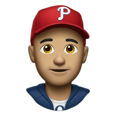oppenheimer with phillies hat sticker